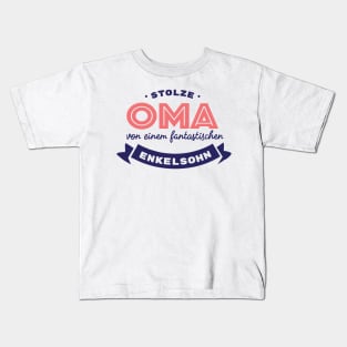 Stolze Oma von einem fantastischen Enkelsohn Kids T-Shirt